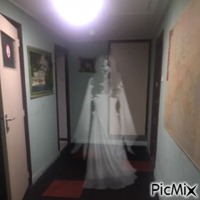 ghost woman - GIF animé gratuit