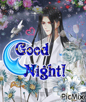 Good night emperor GIF animata