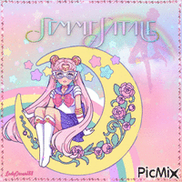 Rainbow Sailor Moon - Ilmainen animoitu GIF