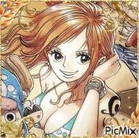 nami from, one piece Animiertes GIF