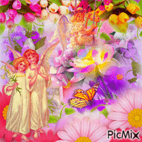 Le jardin du Paradis Love des anges