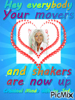 movers & shakers up - GIF animado gratis