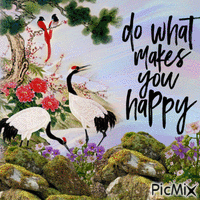 do what makes you happy - GIF animé gratuit
