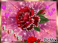 růže - GIF animasi gratis