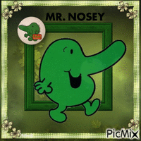 Mr Nosey GIF animé