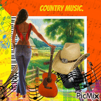 COUNTRY MUSIC Animated GIF