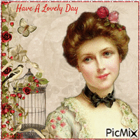 Have A Lovely Day - Vintage - Darmowy animowany GIF