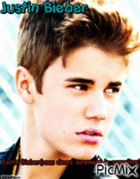 Justin Bieber animasyonlu GIF