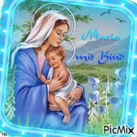 Die Jungfrau Maria und das Jesuskind
