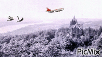 Chateau sur le Rhin - Zdarma animovaný GIF
