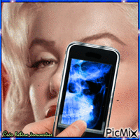 HD femme Marilyn Monroe - Zdarma animovaný GIF