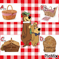 I love picnics Booboo animowany gif