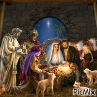 Nativité - GIF animado gratis