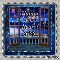Happy New Years 2023 - GIF animé gratuit