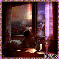 Unwinding for the day - 免费动画 GIF