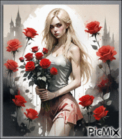 Theme Roses - Бесплатный анимированный гифка