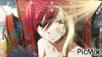 Fairy Tail, Erza Scarlet - Nemokamas animacinis gif
