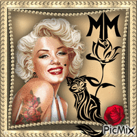 Marilyn Monroe animuotas GIF