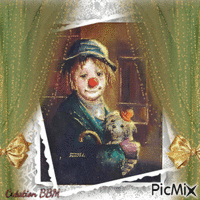 Le petit clown par BBM - GIF animé gratuit