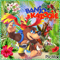 Banjo Kazooie - GIF animado grátis