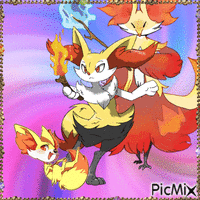 cute fennec to witch fennec アニメーションGIF