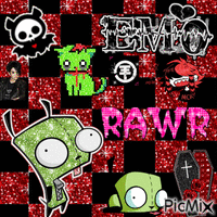 RAWR XD animerad GIF