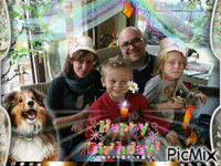 Buon Compleanno Matteo - GIF animé gratuit