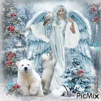 Winter angel