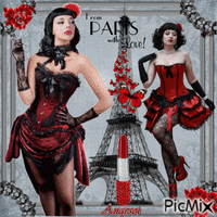Paris tout en rouge - Δωρεάν κινούμενο GIF