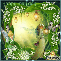 happy may day! - Zdarma animovaný GIF