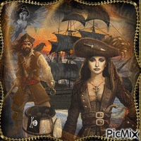pirate - GIF animado grátis