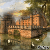 Altes Schloss in Frankreich