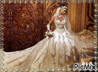 Vestido de novia (Robe de mariée) - Бесплатный анимированный гифка