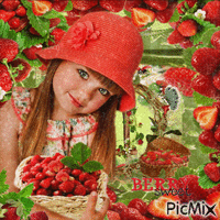 Strawberry - Animovaný GIF zadarmo