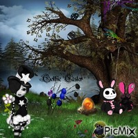Gothic Easter - GIF animé gratuit