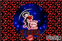 Kisses From Betty Boop - Gratis animerad GIF