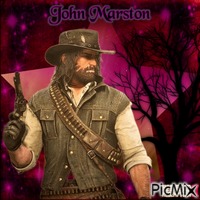 John Marston Red Dead Redemption 2 animasyonlu GIF