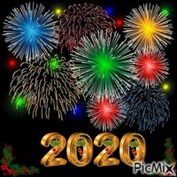 NOWY ROK 2020 - gratis png