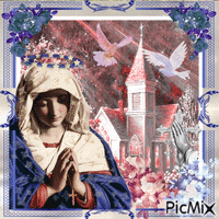 Bonne Fête Marie, Mère du Ciel animovaný GIF