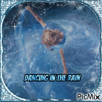 Dancing in the rain - GIF animé gratuit