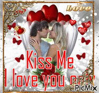 kiss me - Безплатен анимиран GIF