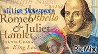 William Shakespeare animerad GIF