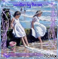 vacation by the sea 动画 GIF