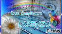 Buon compleanno lorenzo - GIF animado gratis