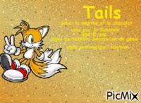 fiche indentitée Tails - GIF animado gratis