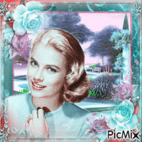 Grace Kelly, Actrice américaine 动画 GIF