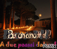 Pompei di notte - Darmowy animowany GIF