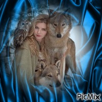 La Femme et les Loups - безплатен png