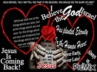 Jesus, With Great Power and Glory! - Bezmaksas animēts GIF