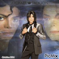 Michael Jackson par BBM GIF animado